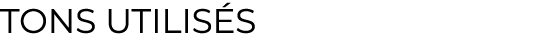 tons utilisés